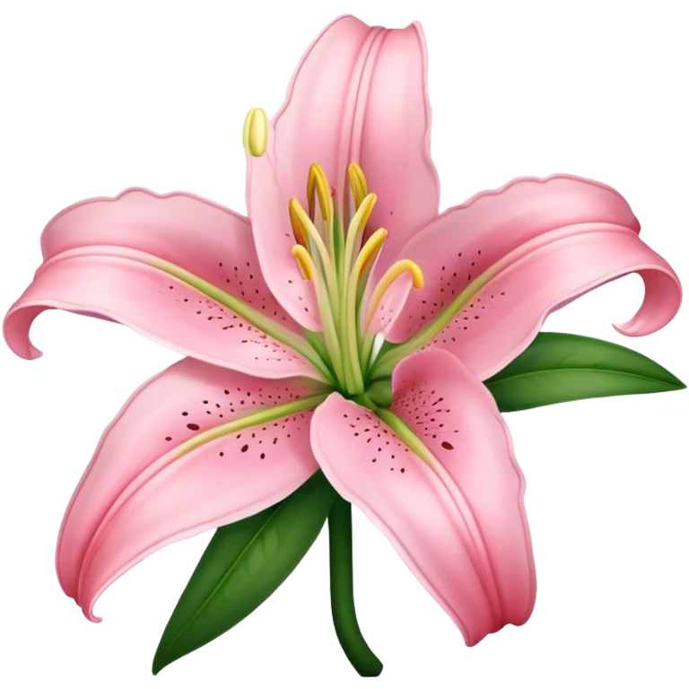 light pink lilium emoji