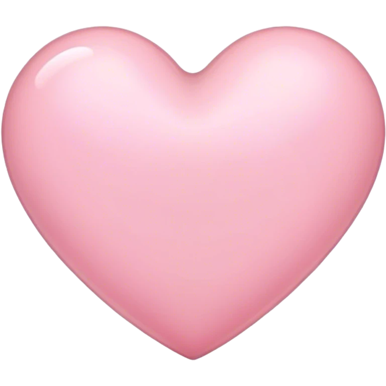 Light pink heart  emoji