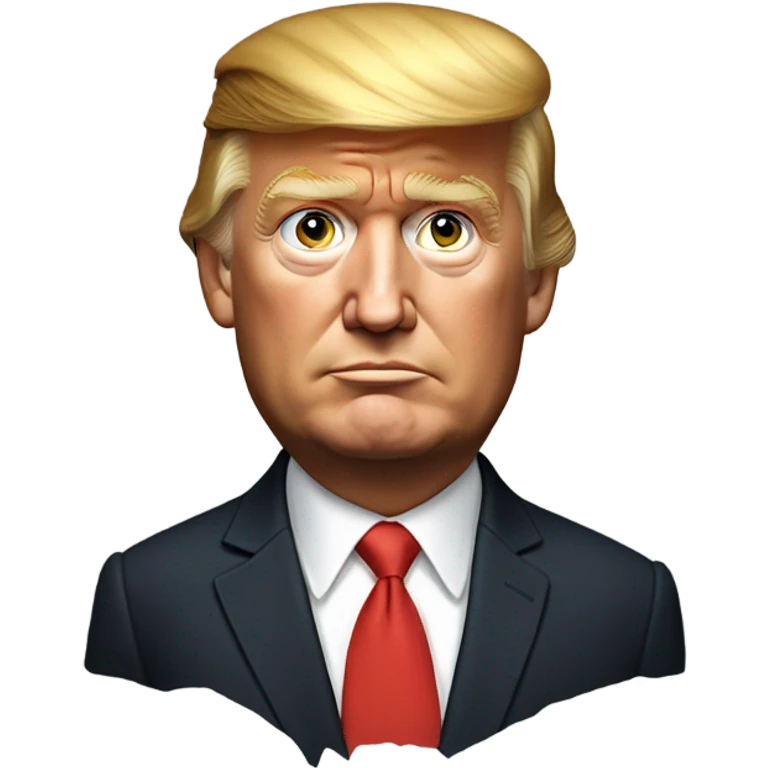Donald trump photorealistic  emoji