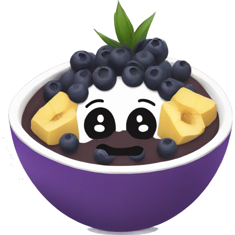 Acai bowl emoji