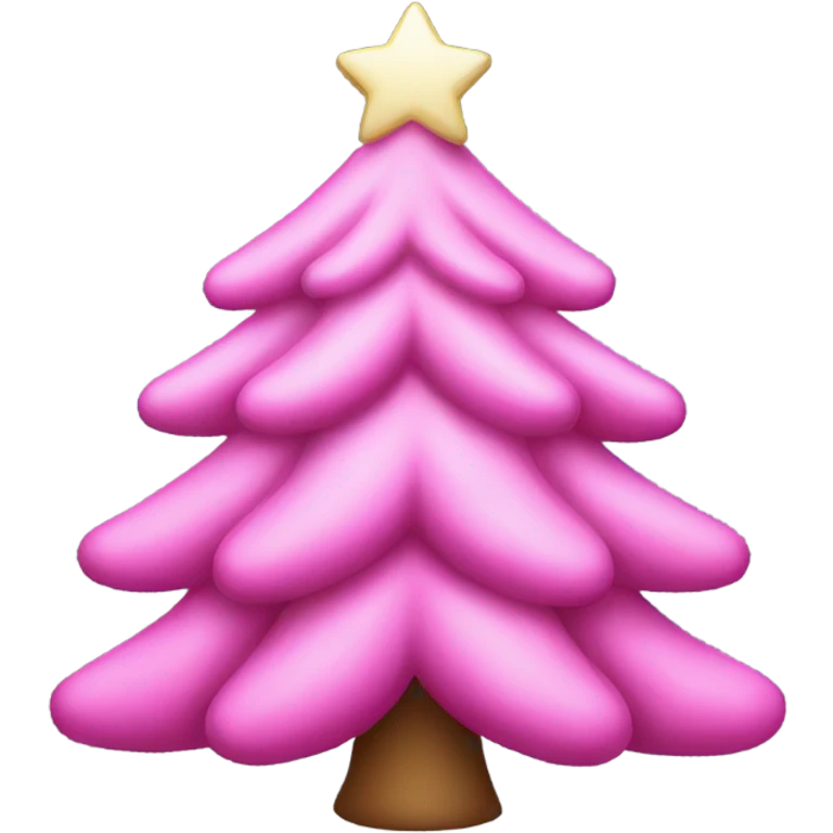 pink christmas tree emoji