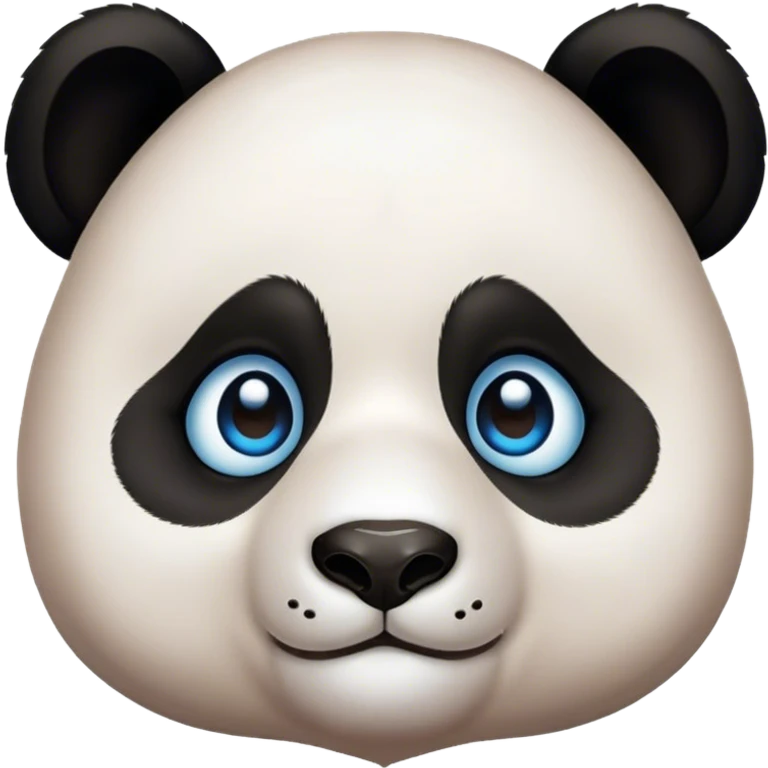 Blue eyed Panda in love emoji
