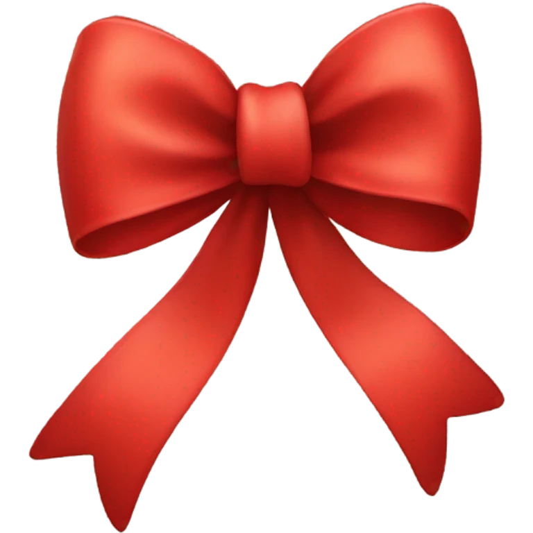 Red bow emoji