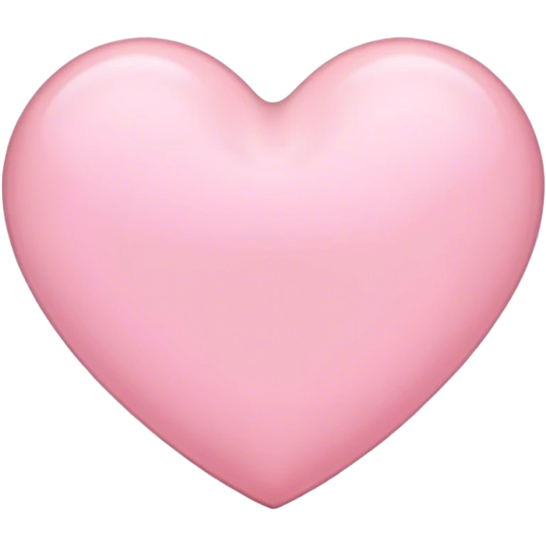 light pink heart emoji