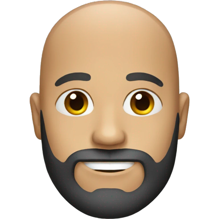 bald man with beard  emoji