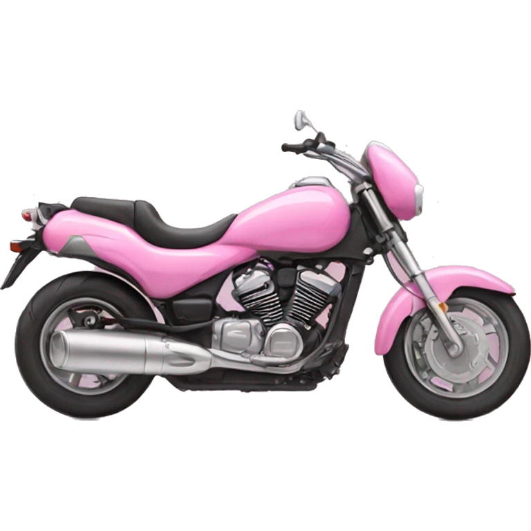 Pink motorcycle  emoji