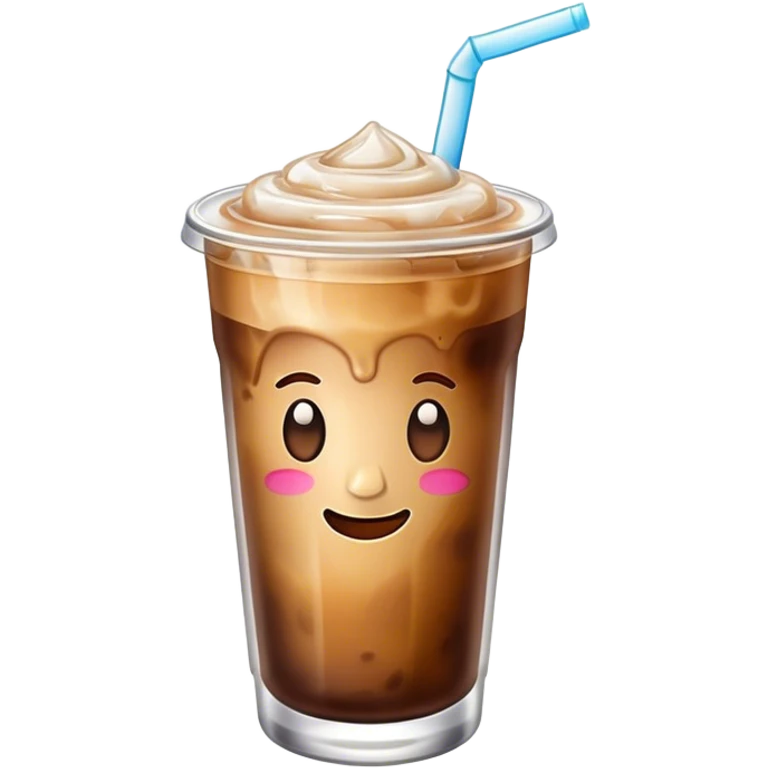 Iced coffee emoji