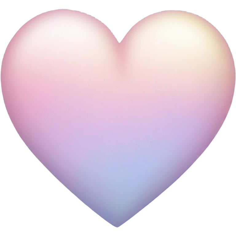 Pastel heart emoji