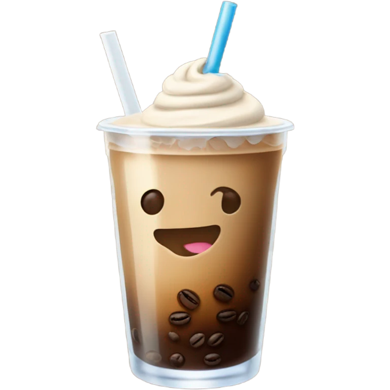 Iced coffee emoji