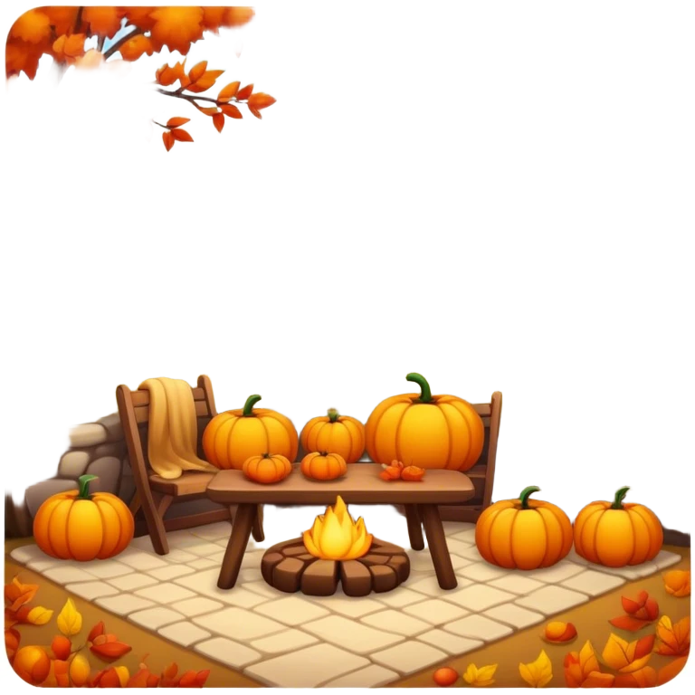 cozy autumn emoji