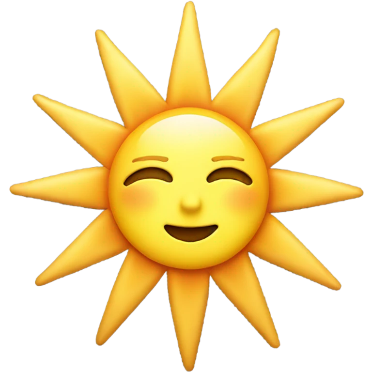 Sun emoji