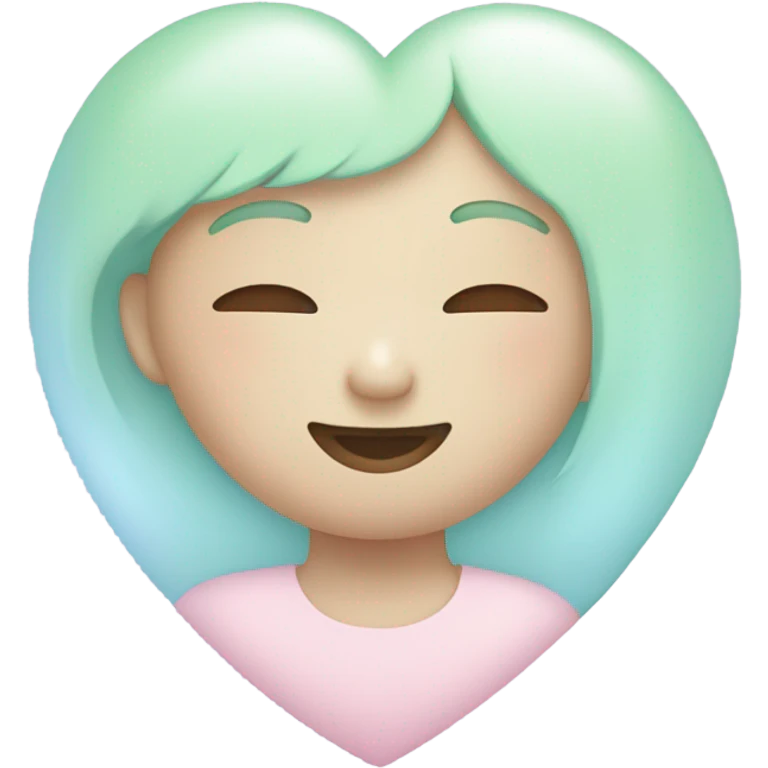 Pastel heart emoji
