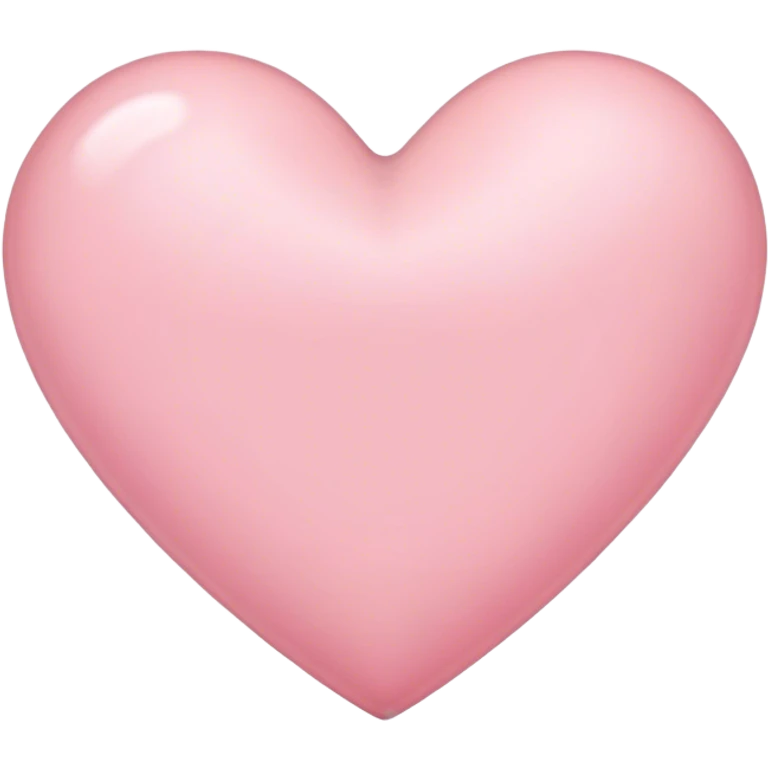 light pink heart  emoji