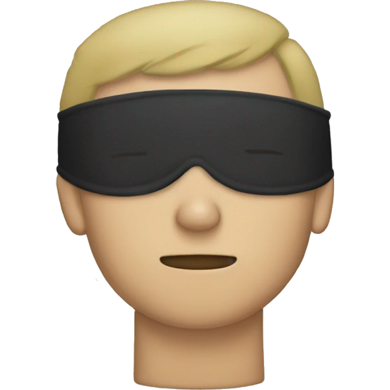 Sleeping with eye mask emoji