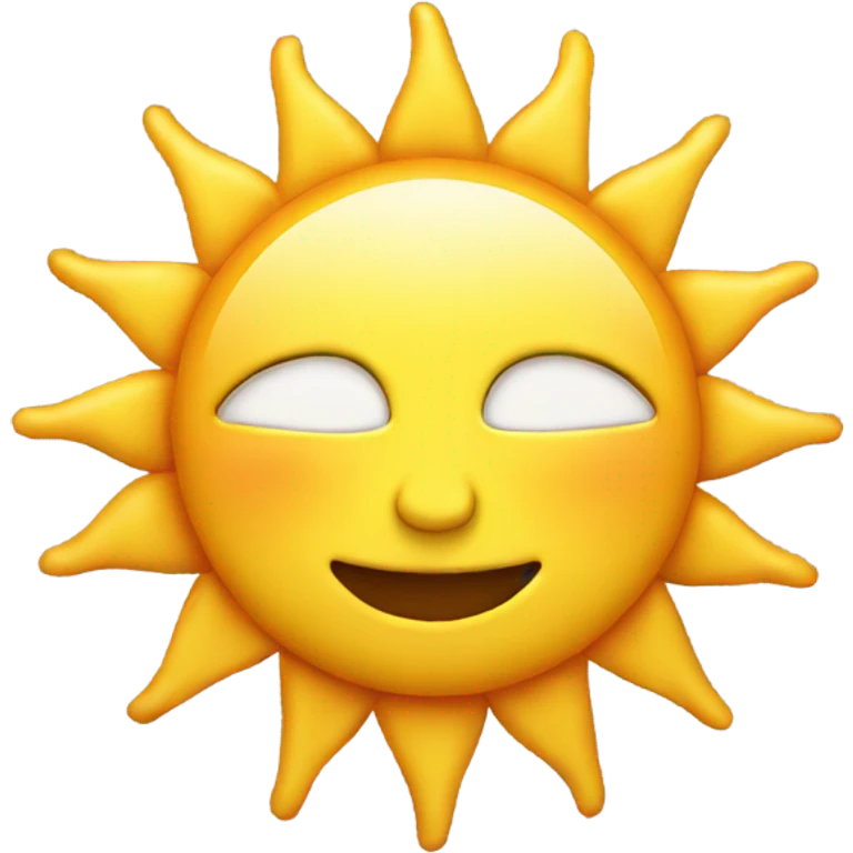 Sun emoji