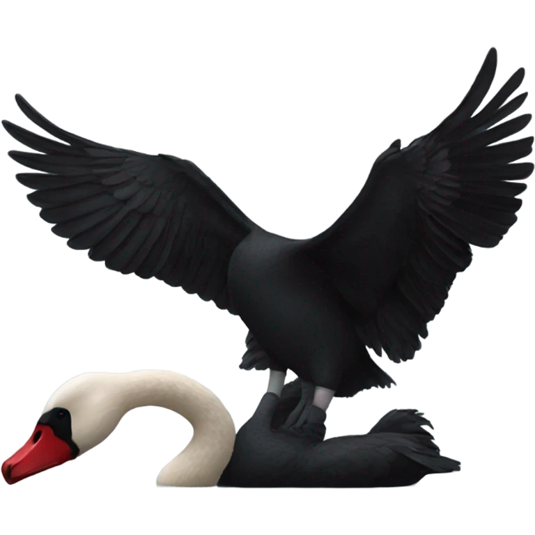 Black swan  emoji