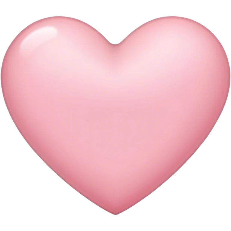 light pink heart emoji