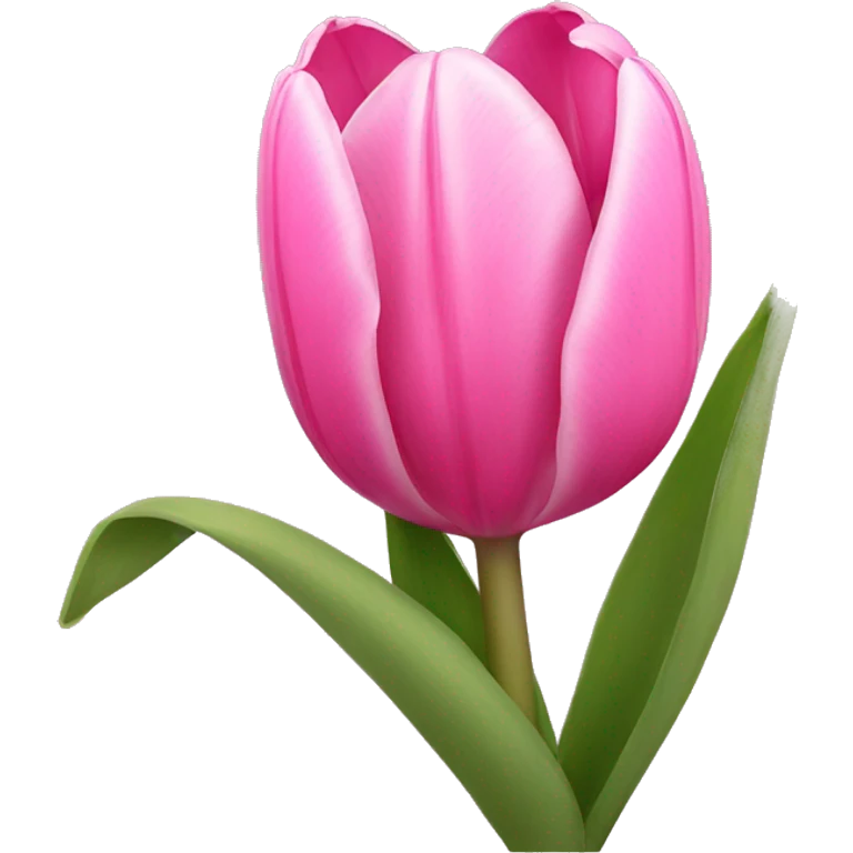Pink tulips emoji
