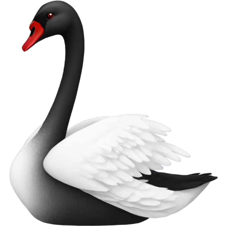 Black swan emoji