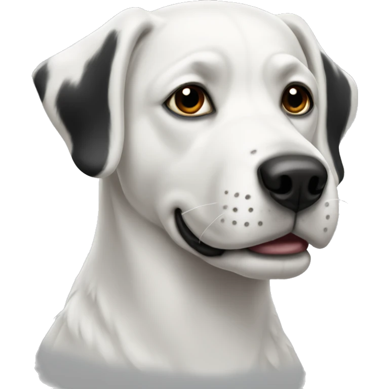 perro blanco emoji