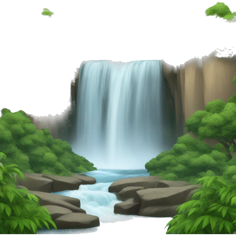 Waterfall emoji