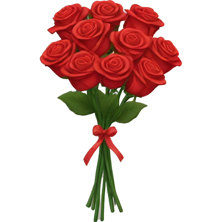 a bouquet of roses emoji