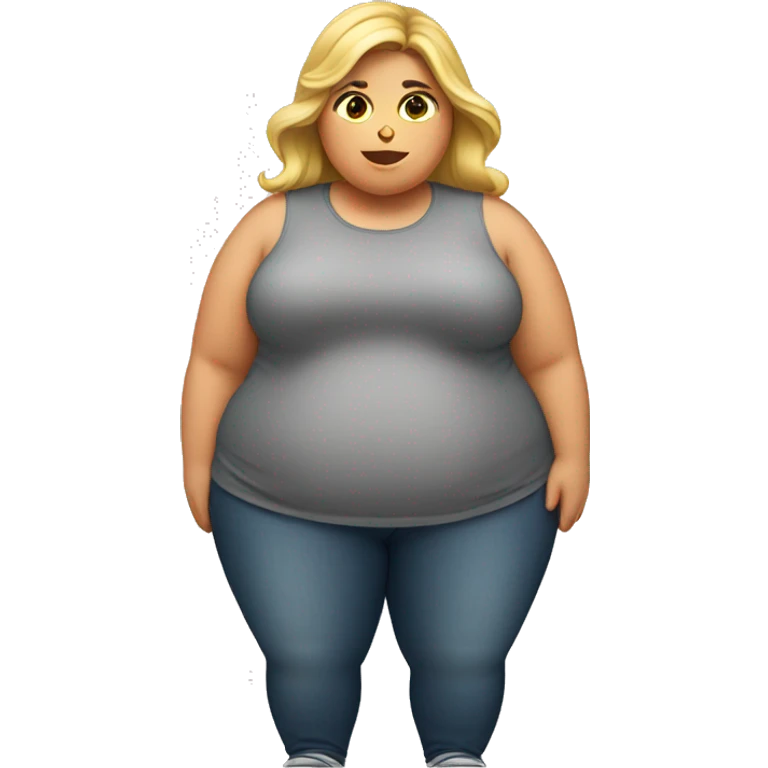 Fat girl emoji