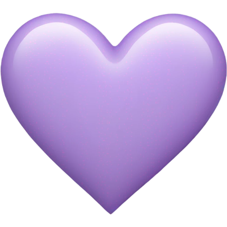 lilac heart  emoji
