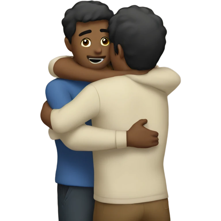 Friends hug emoji