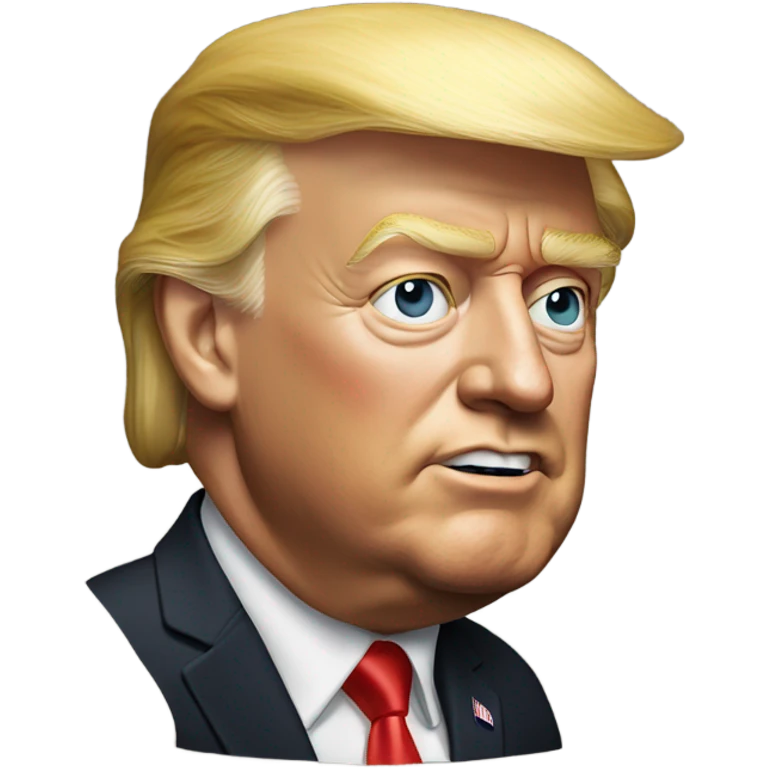 Trump photorealistic emoji