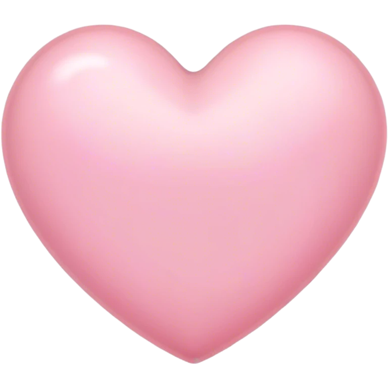 light pink heart emoji