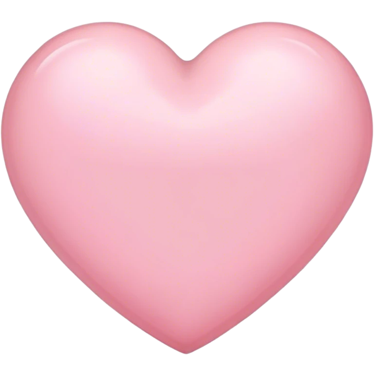 light pink heart emoji