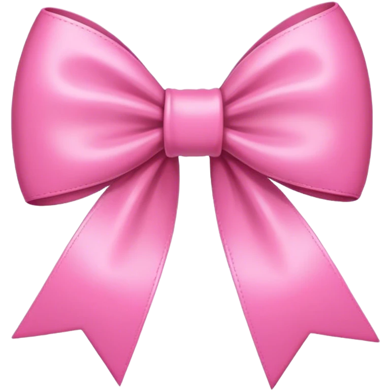 Pink bow emoji