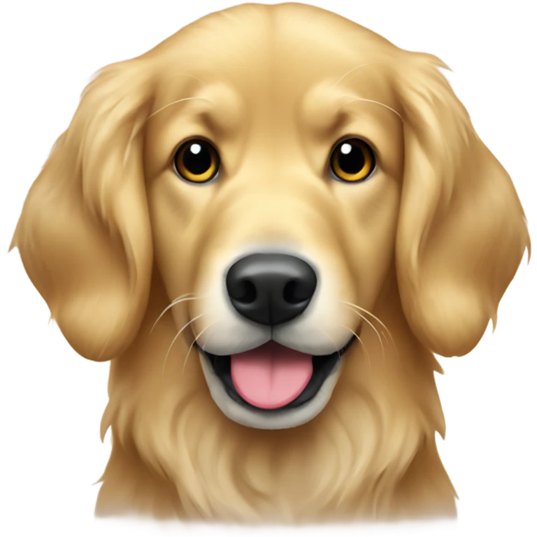 Golden retriever with sock  emoji