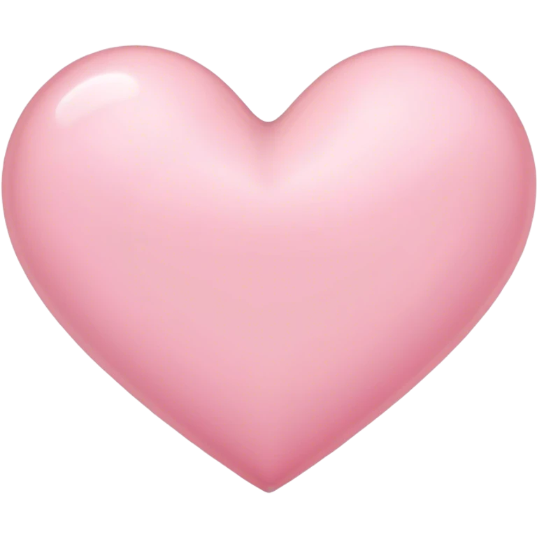 Light pink heart emoji