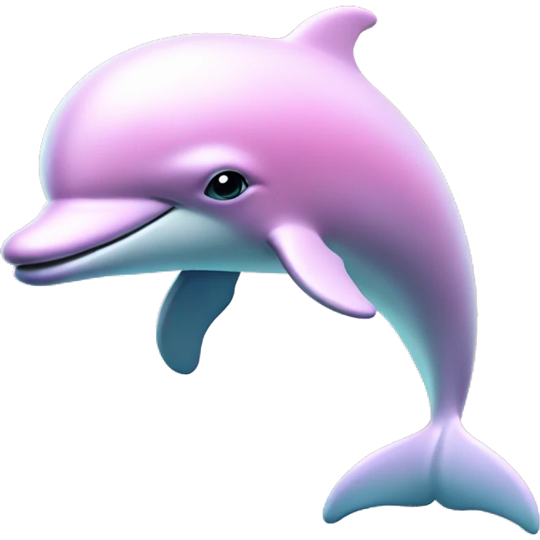 Pastel-pink-colors-dolphin emoji