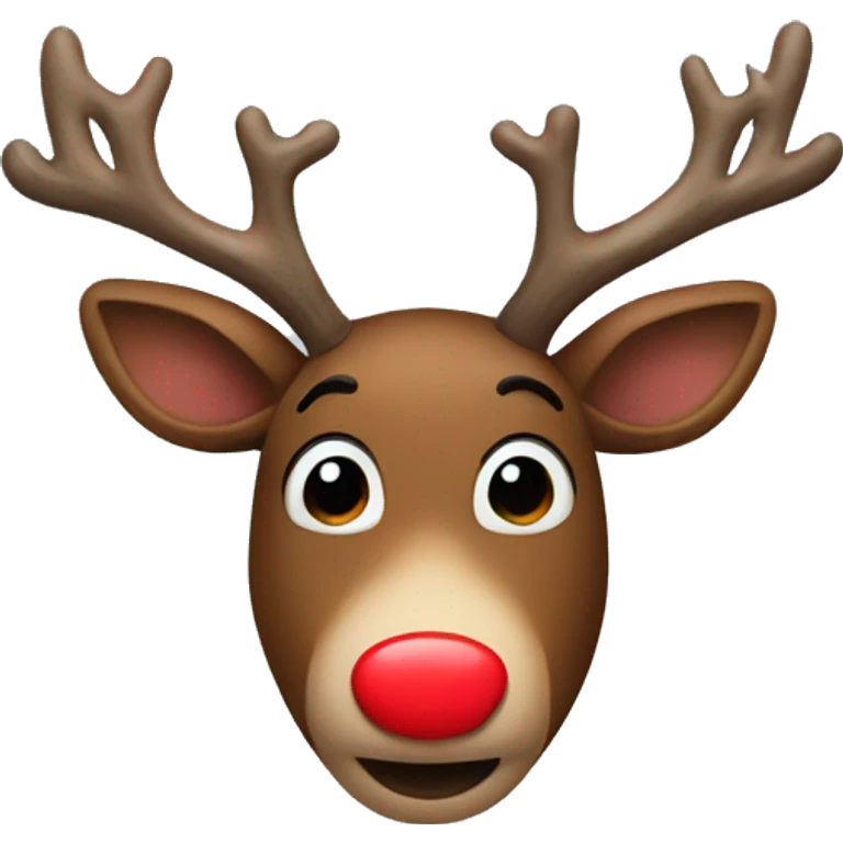 Red Nosed Reindeer emoji