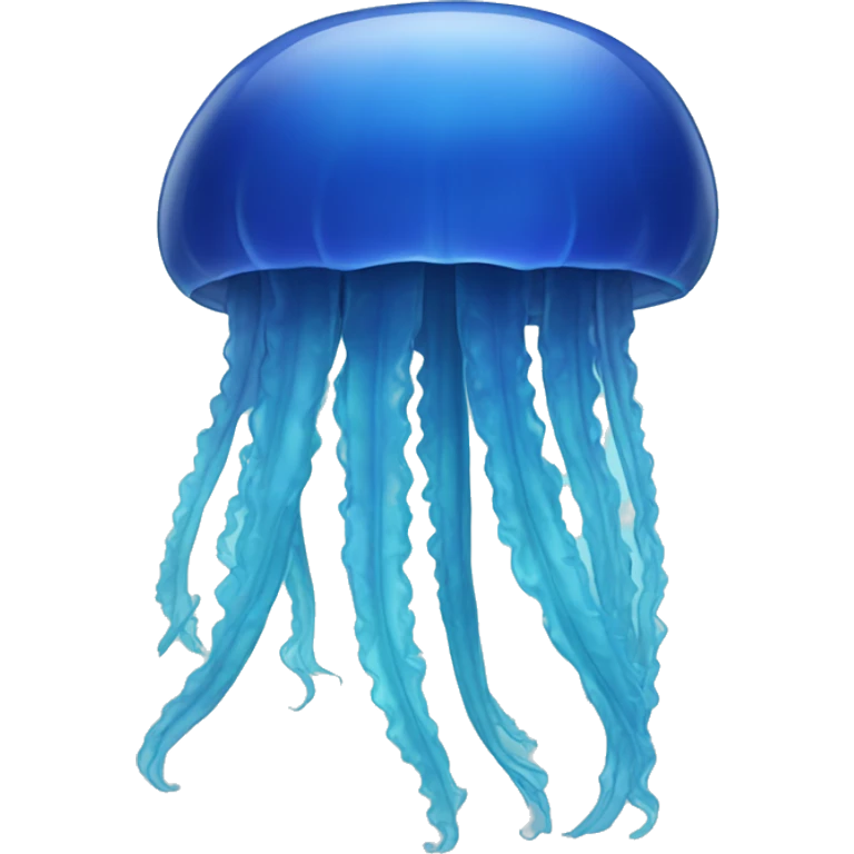 Blue jellyfish emoji