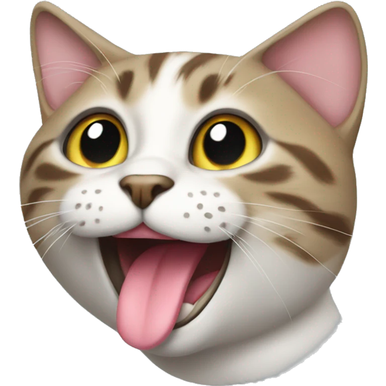 cat with tongue emoji