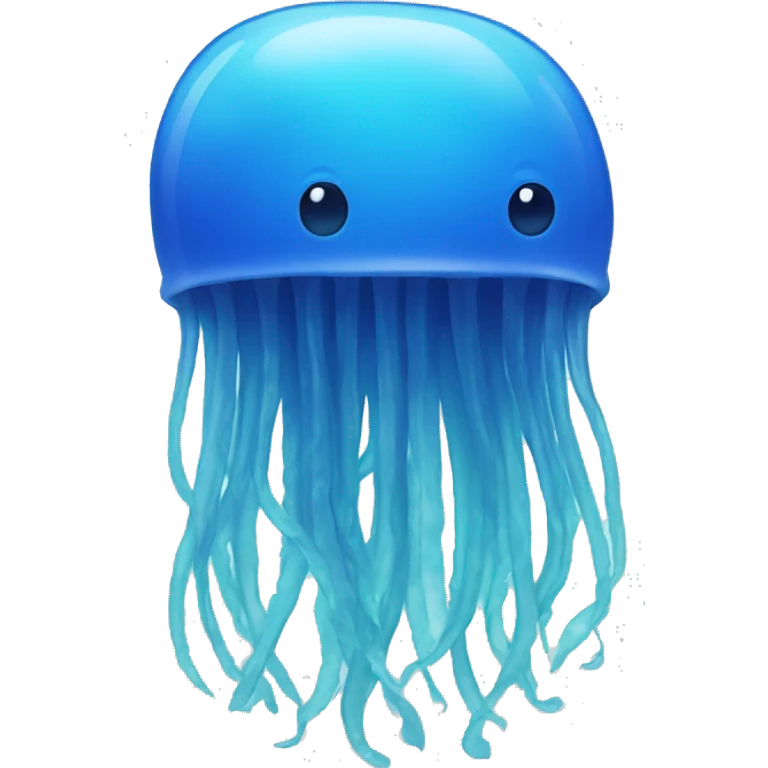 Blue jellyfish  emoji