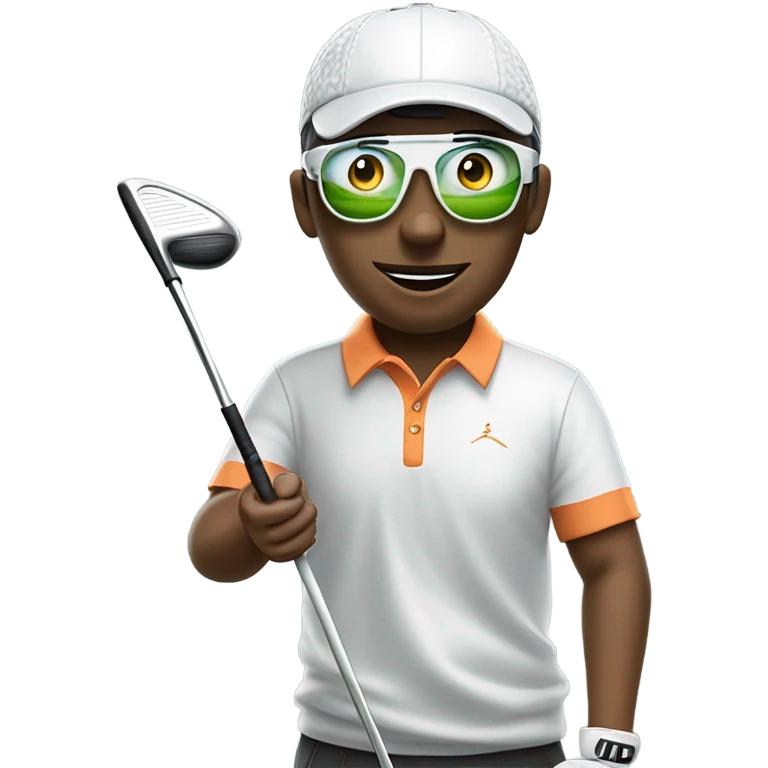 Blind golfer emoji