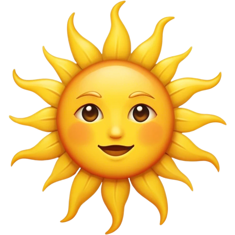 Sun emoji