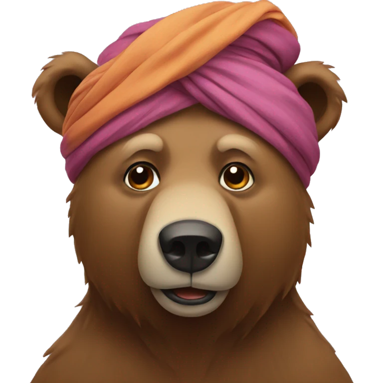 bear in turban emoji