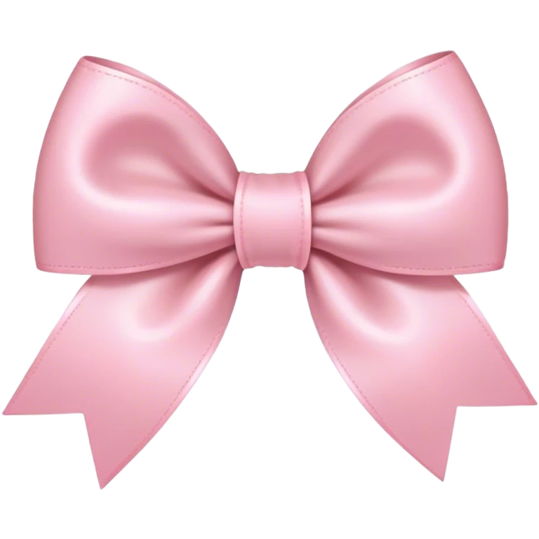 light pink bow on light pink bow emoji