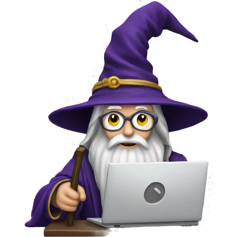 wizard wit computer emoji
