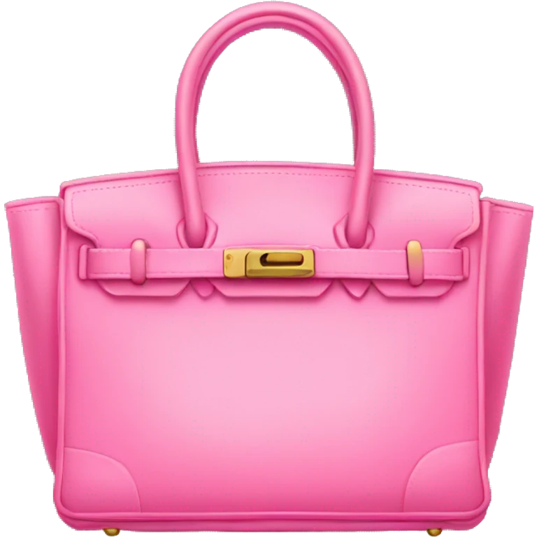 Pink Birkin bag emoji