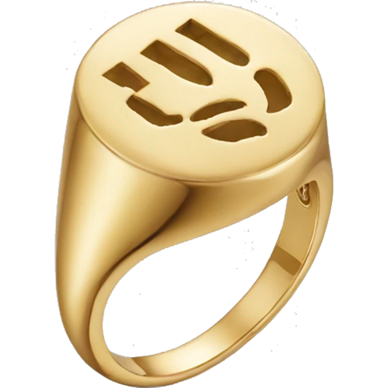cartier gold ring emoji