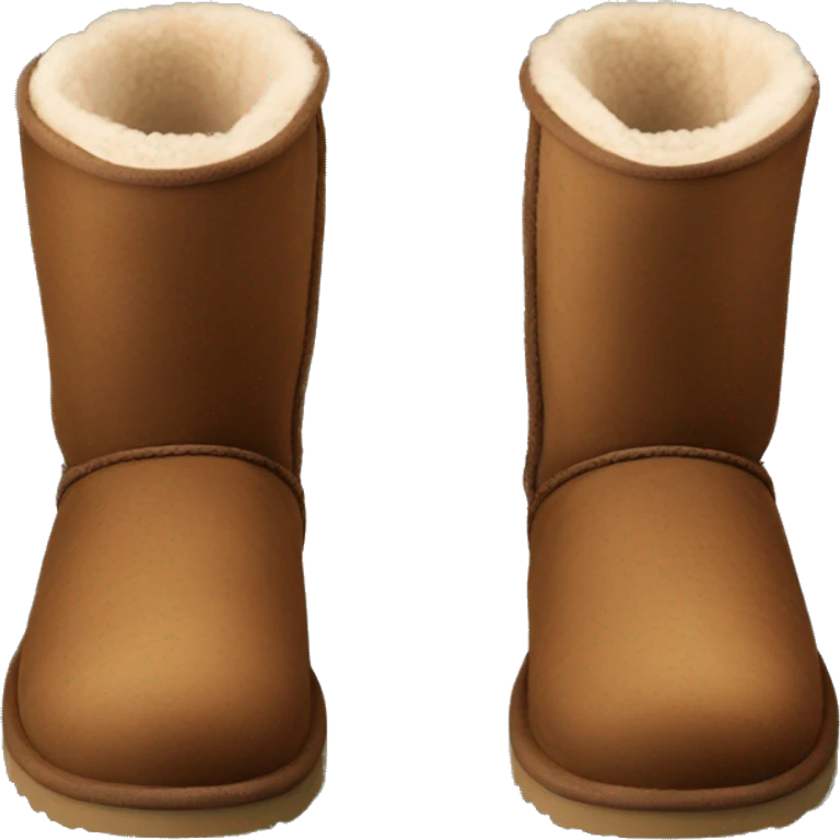 Brown short Ugg  emoji