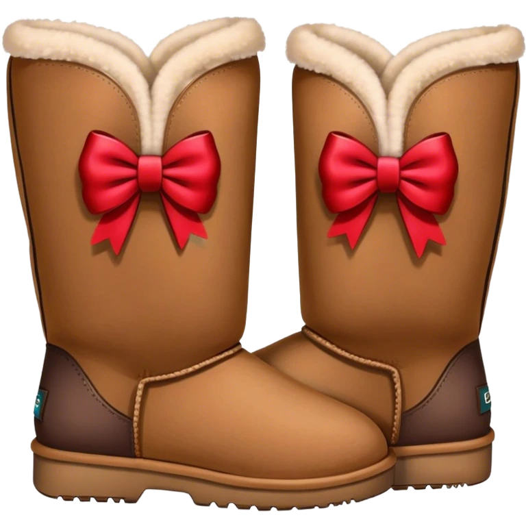 uggs with bow emoji