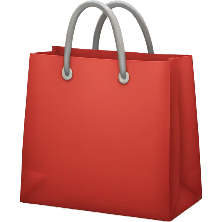 a red shopping bag emoji